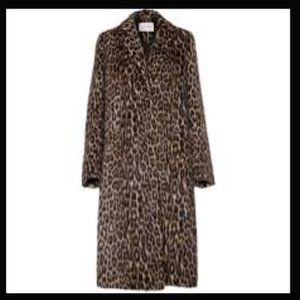 DOROTHEE SCHUMACHER Long Jacket Luxury Alpaca Leapord Coat NWT Sz S